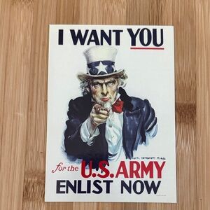 Patriotic Uncle Sam Poster